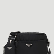 Prada Women Re-Nylon And Saffiano Leather Shoulder Bag
