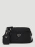 Prada Women Re-Nylon And Saffiano Leather Shoulder Bag