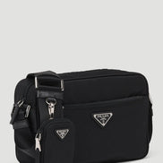 Prada Women Re-Nylon And Saffiano Leather Shoulder Bag